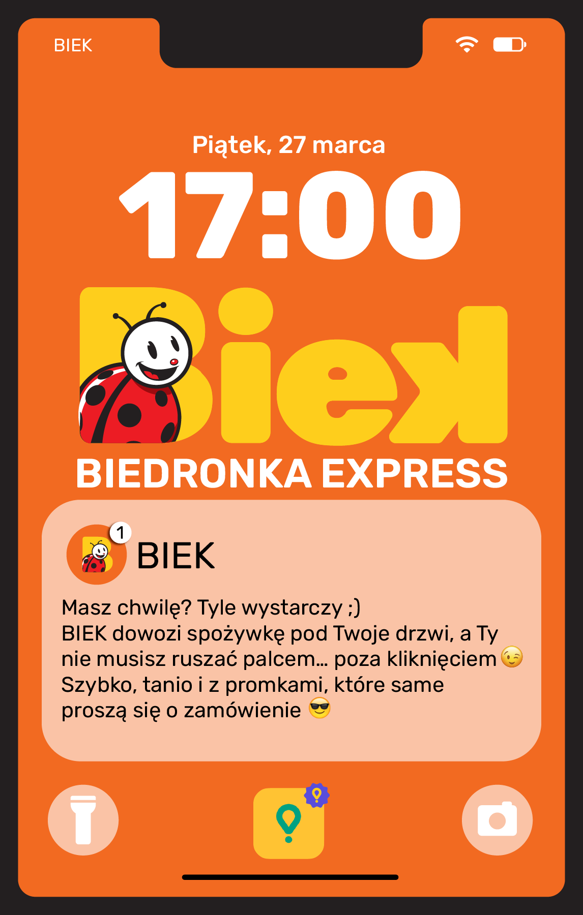Gazetka - BIEK Biedronka Express - od 27.03