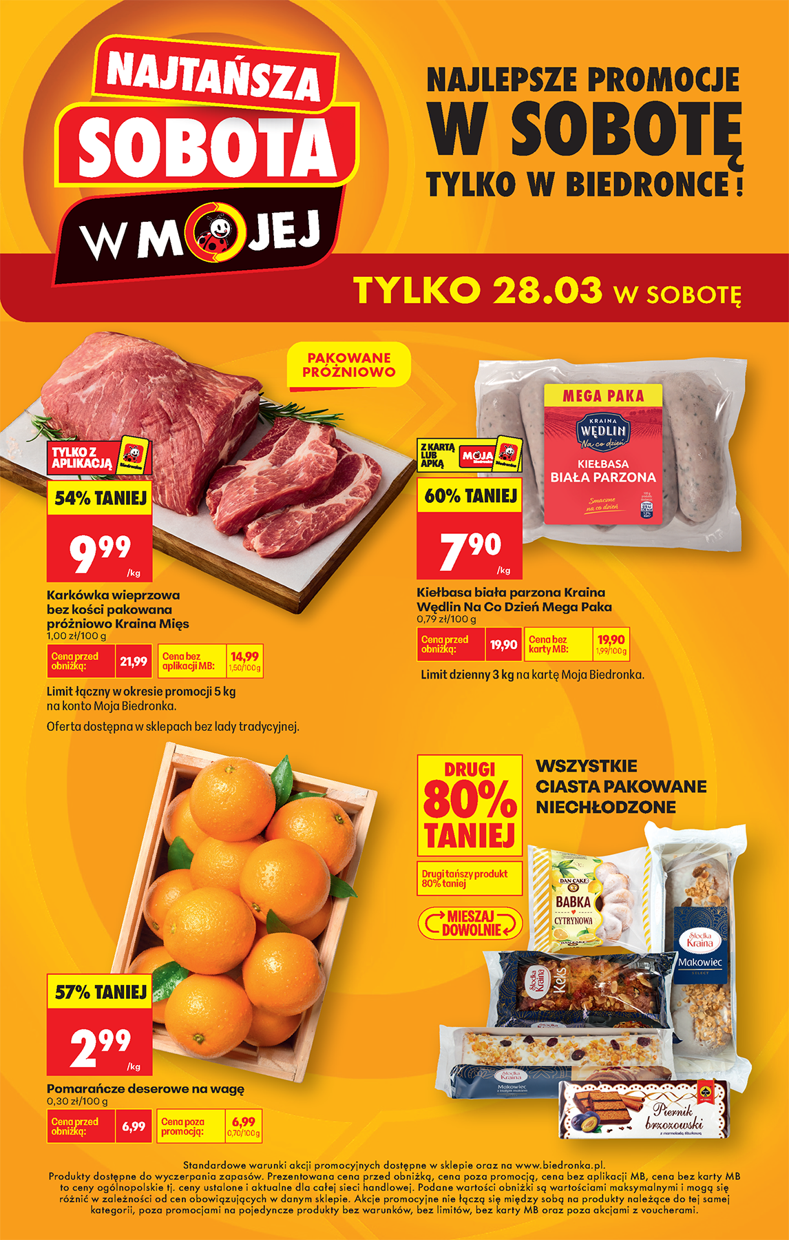 Gazetka - Najtansza sobota 28.03