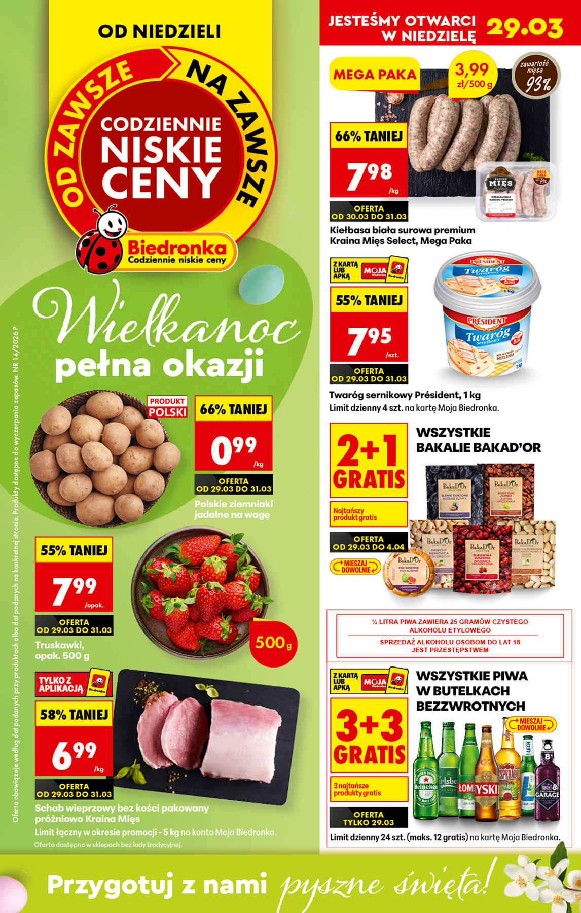 Gazetka - Codziennie niskie ceny P - oferta od 29.03